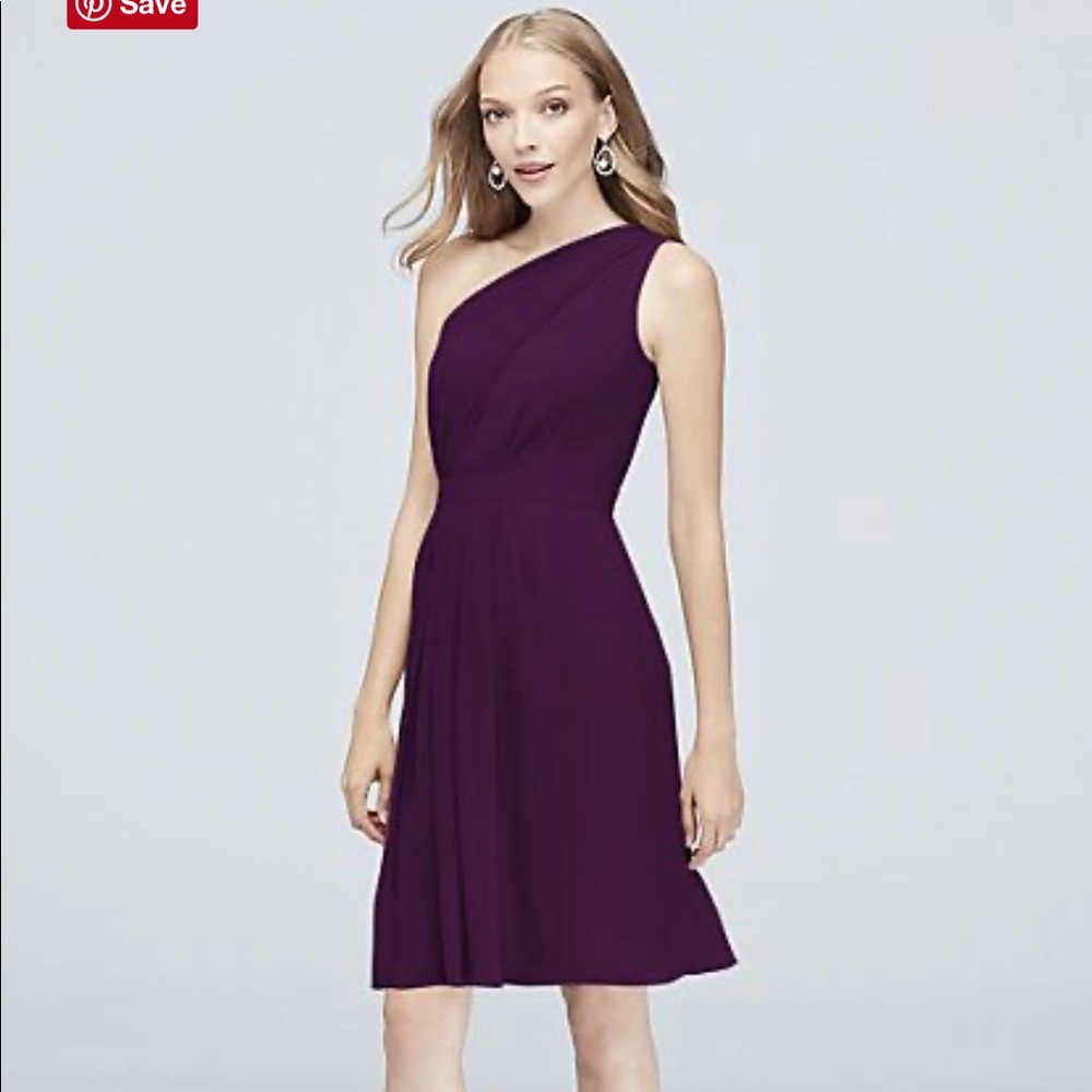 David’s bridal bridesmaid dress